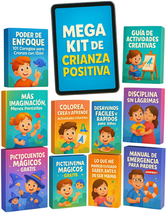 Super Kit de crianza respetuosa y divertida + 10 bonos de regalo para ti y tu peque 🎁